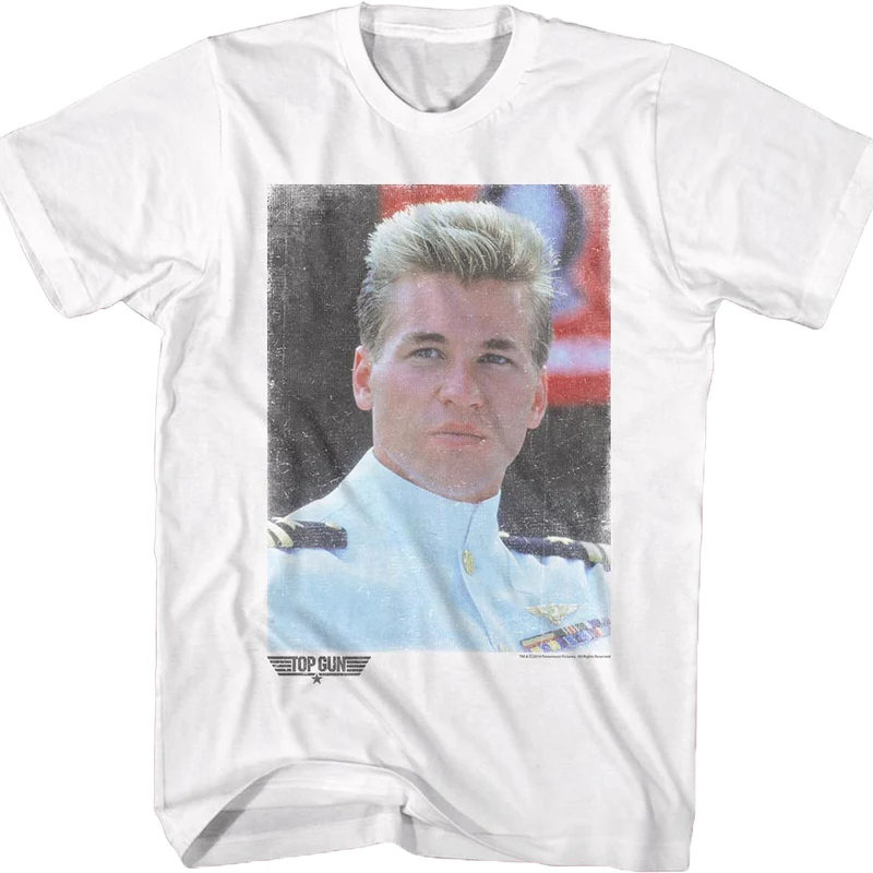 Top Gun Iceman Portrait T-Shirt