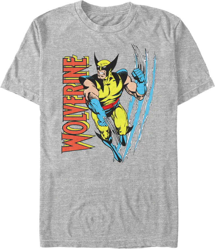 Torn Wolverine Marvel Comics T-Shirt