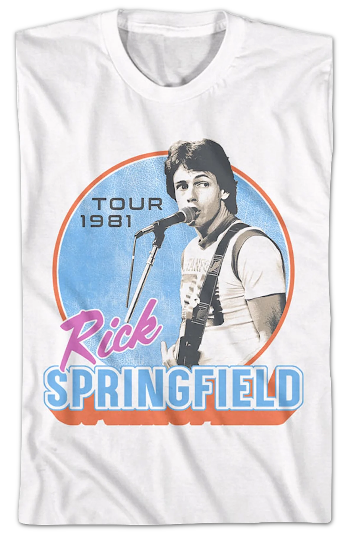 Tour 1981 Rick Springfield T-Shirt - Image 2