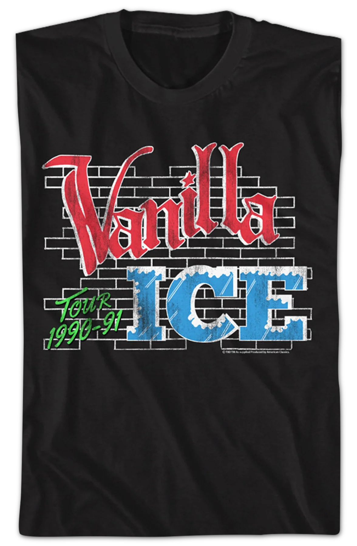 Tour 1990-91 Vanilla Ice T-Shirt - Image 2