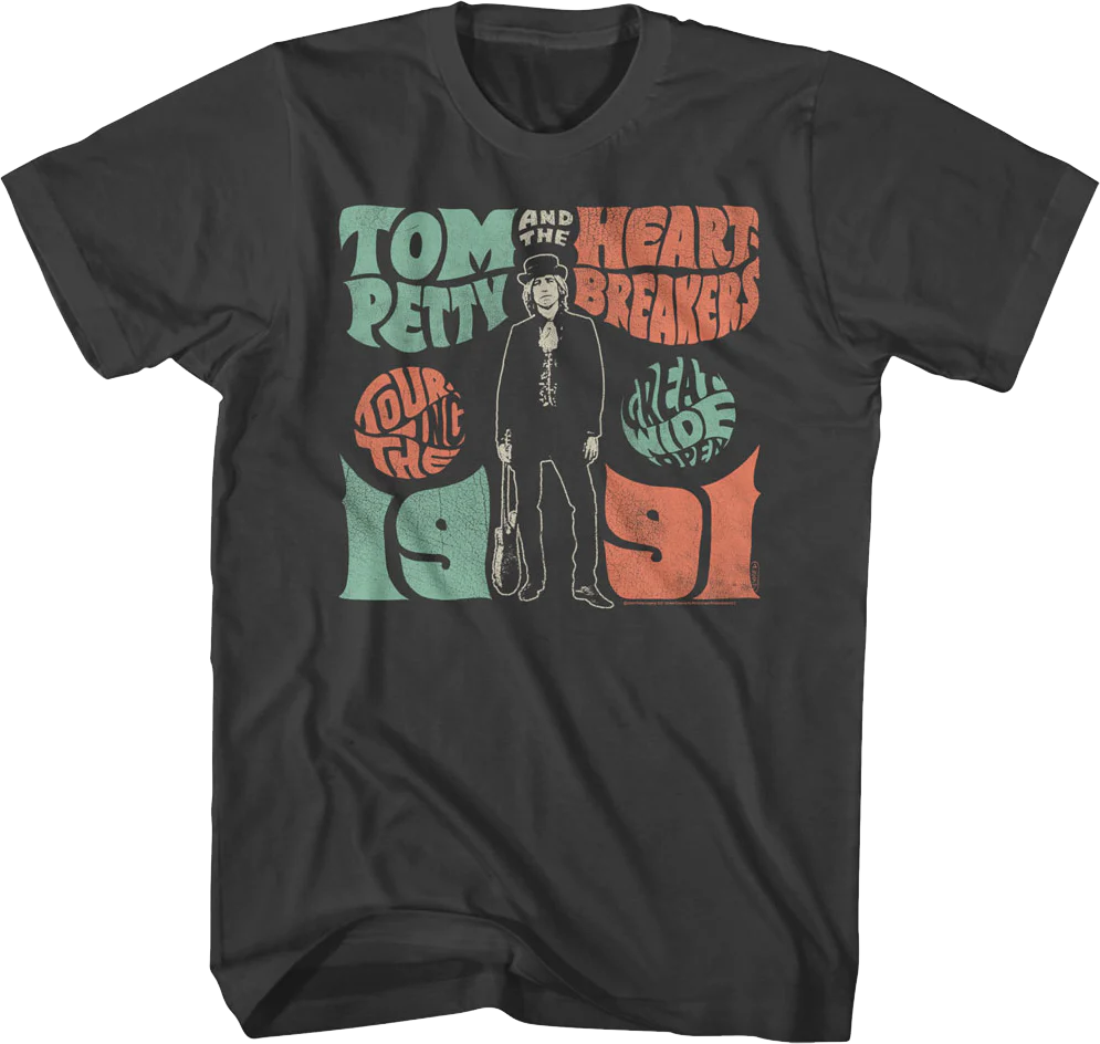 Touring The Great Wide Open Tom Petty And The Heartbreakers T-Shirt