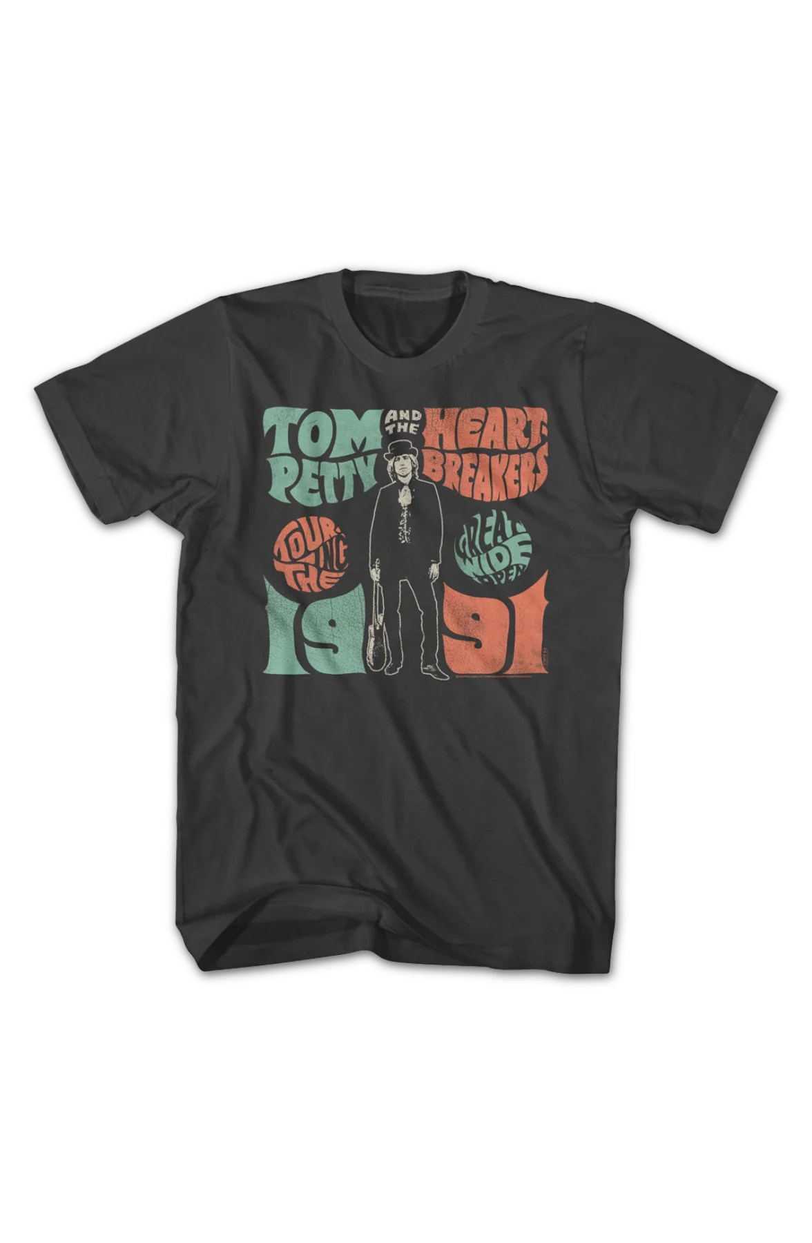 Touring The Great Wide Open Tom Petty And The Heartbreakers T-Shirt - Image 2
