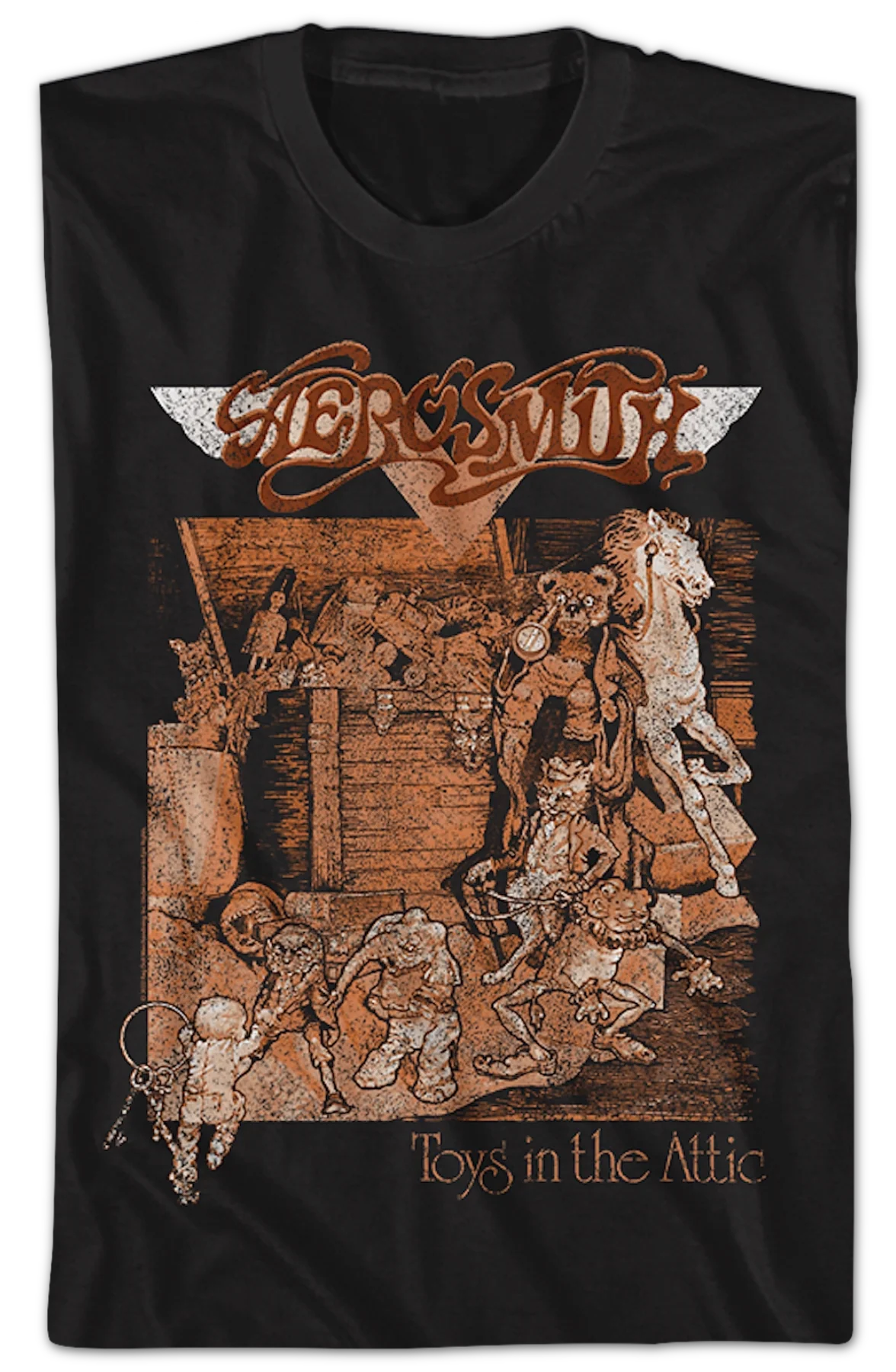 Toys In The Attic Cover & Track List Aerosmith T-Shirt - Image 2