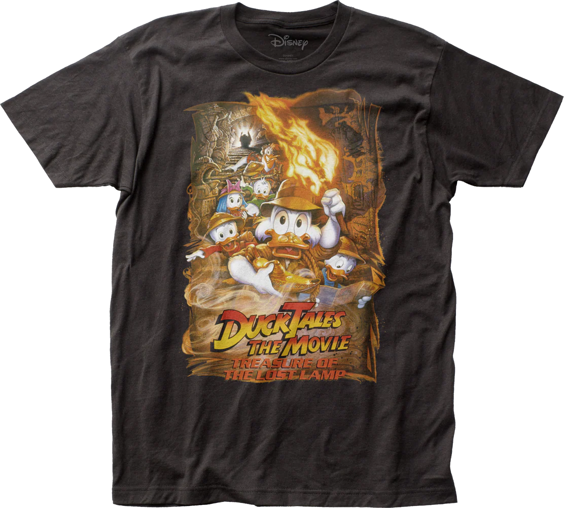 Treasure of the Lost Lamp Movie Poster DuckTales T-Shirt