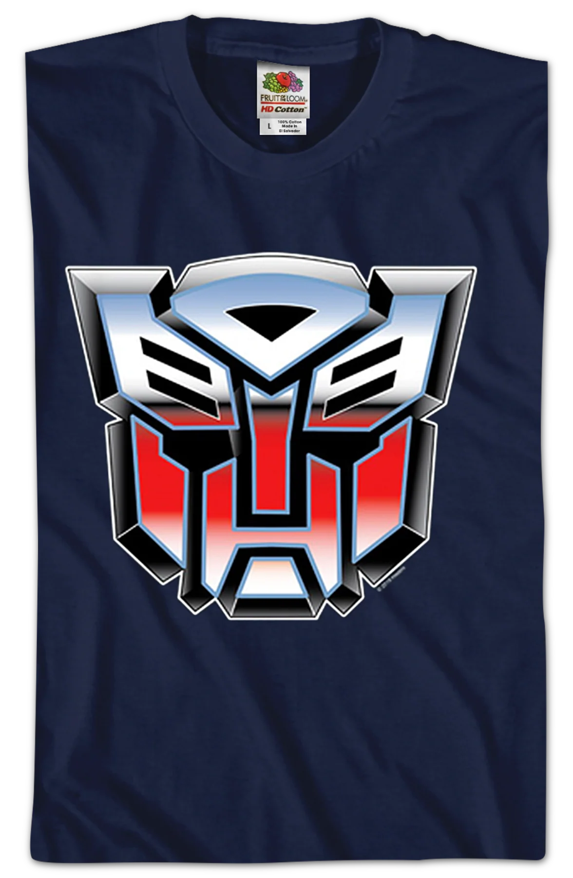 Trevco Airbrush Autobots Logo Transformers T-Shirt - Image 2