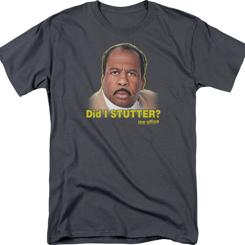 Trevco Did I Stutter The Office T-Shirt
