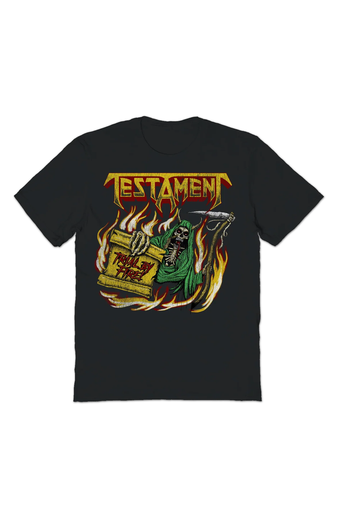 Trial By Fire Testament T-Shirt - Image 2