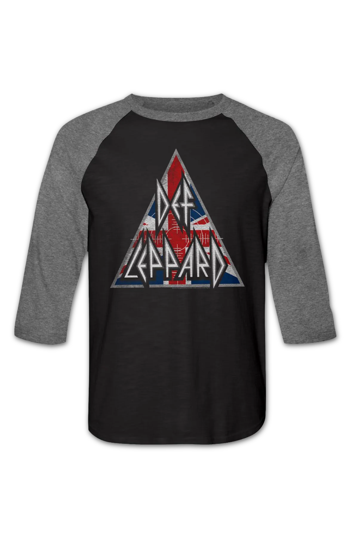 Triangle Def Leppard Raglan Baseball Shirt - Image 2