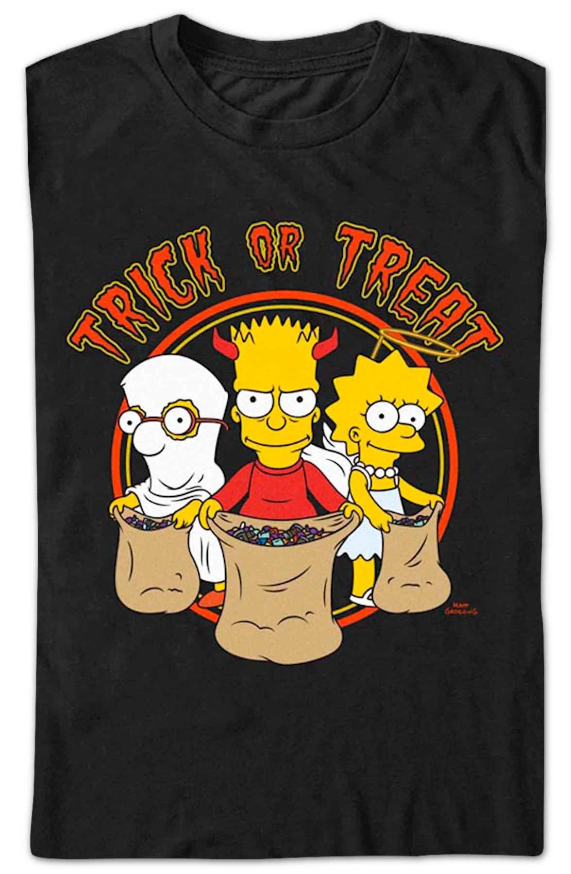 Trick Or Treat Simpsons T-Shirt - Image 2