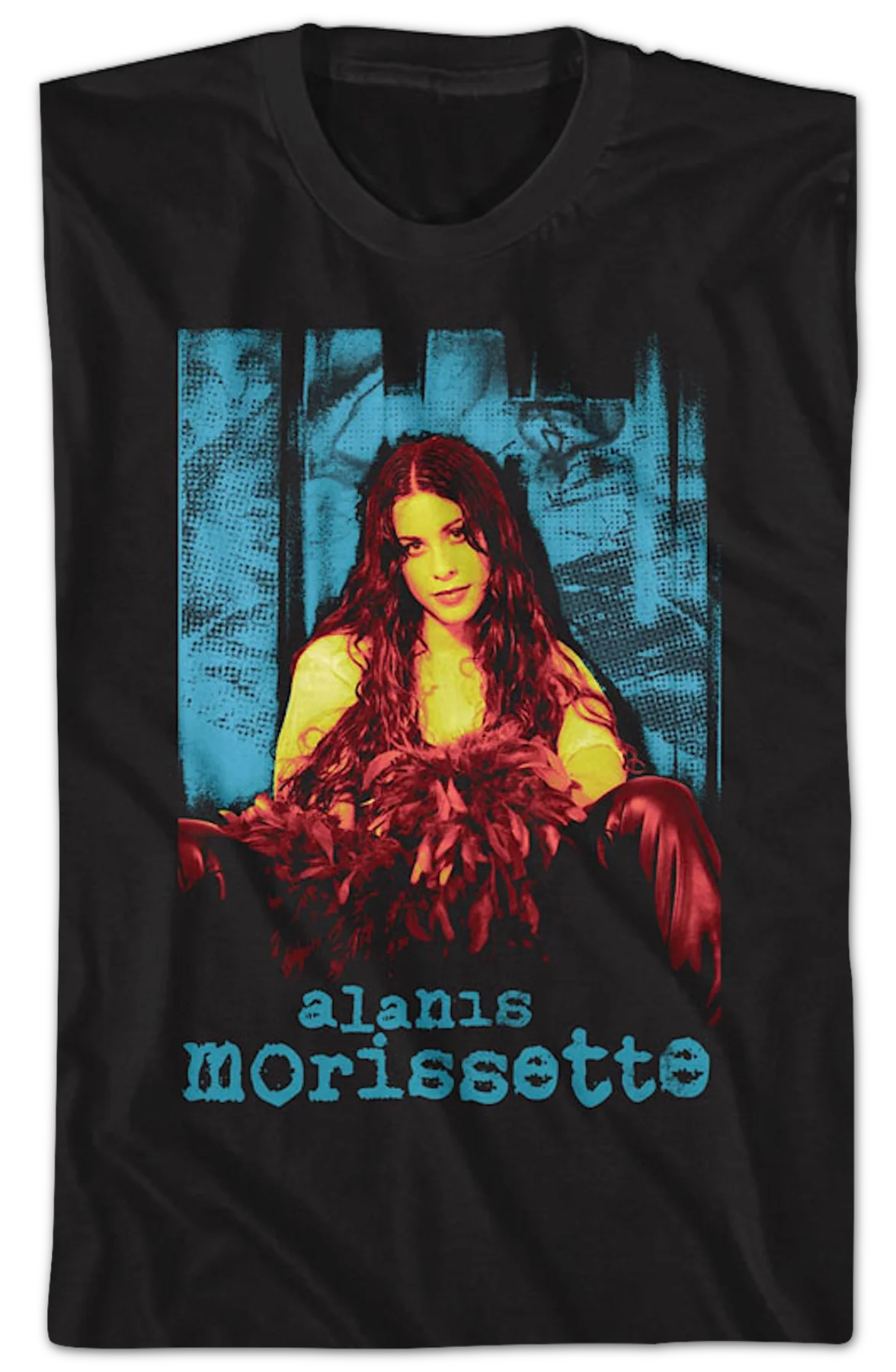Tricolor Alanis Morissette T-Shirt - Image 2