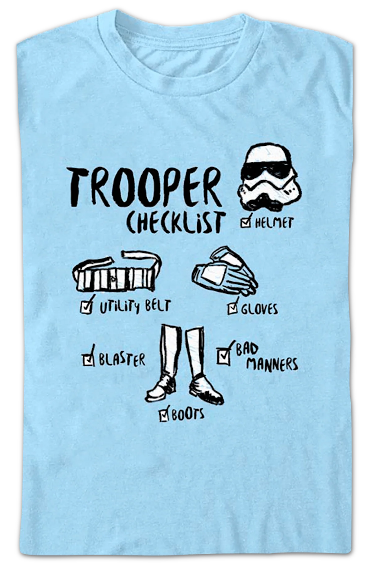 Trooper Checklist Star Wars T-Shirt - Image 2