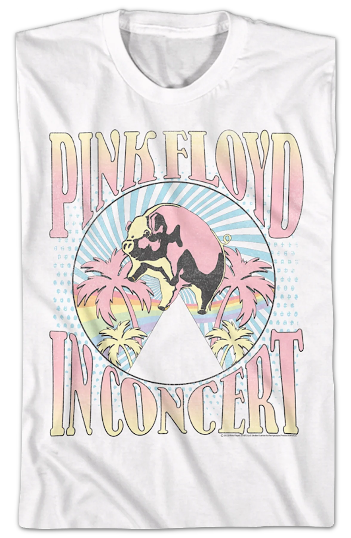 Tropical Pig Pink Floyd T-Shirt - Image 2