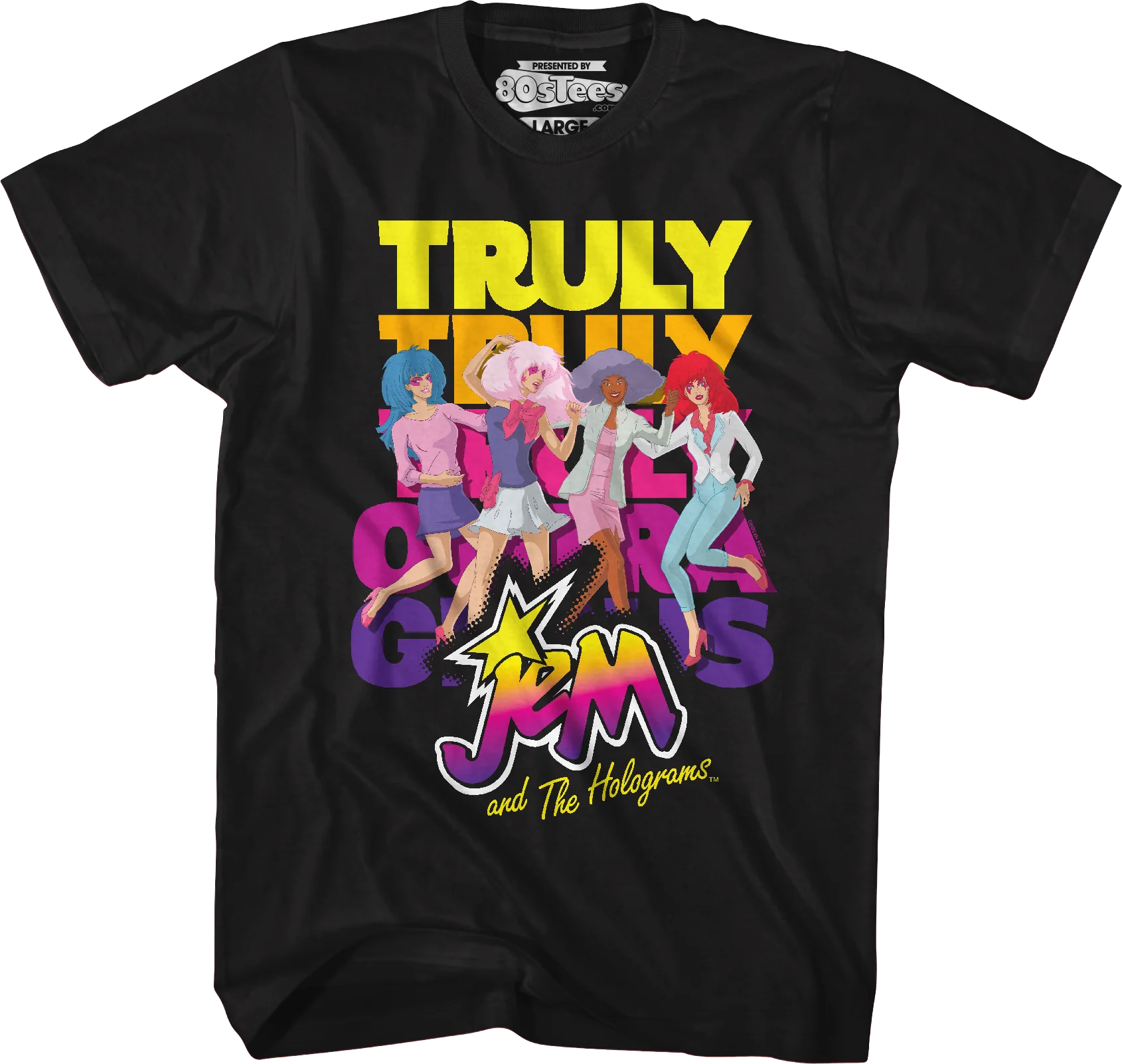 Truly Outrageous Group Pose Jem And The Holograms T-Shirt - Image 18