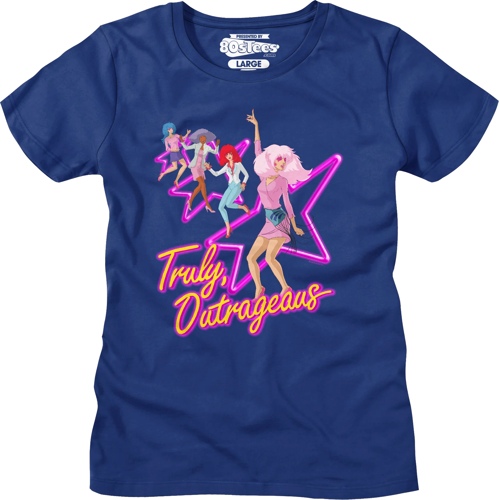Truly Outrageous Rock Stars Jem And The Holograms T-Shirt - Image 12