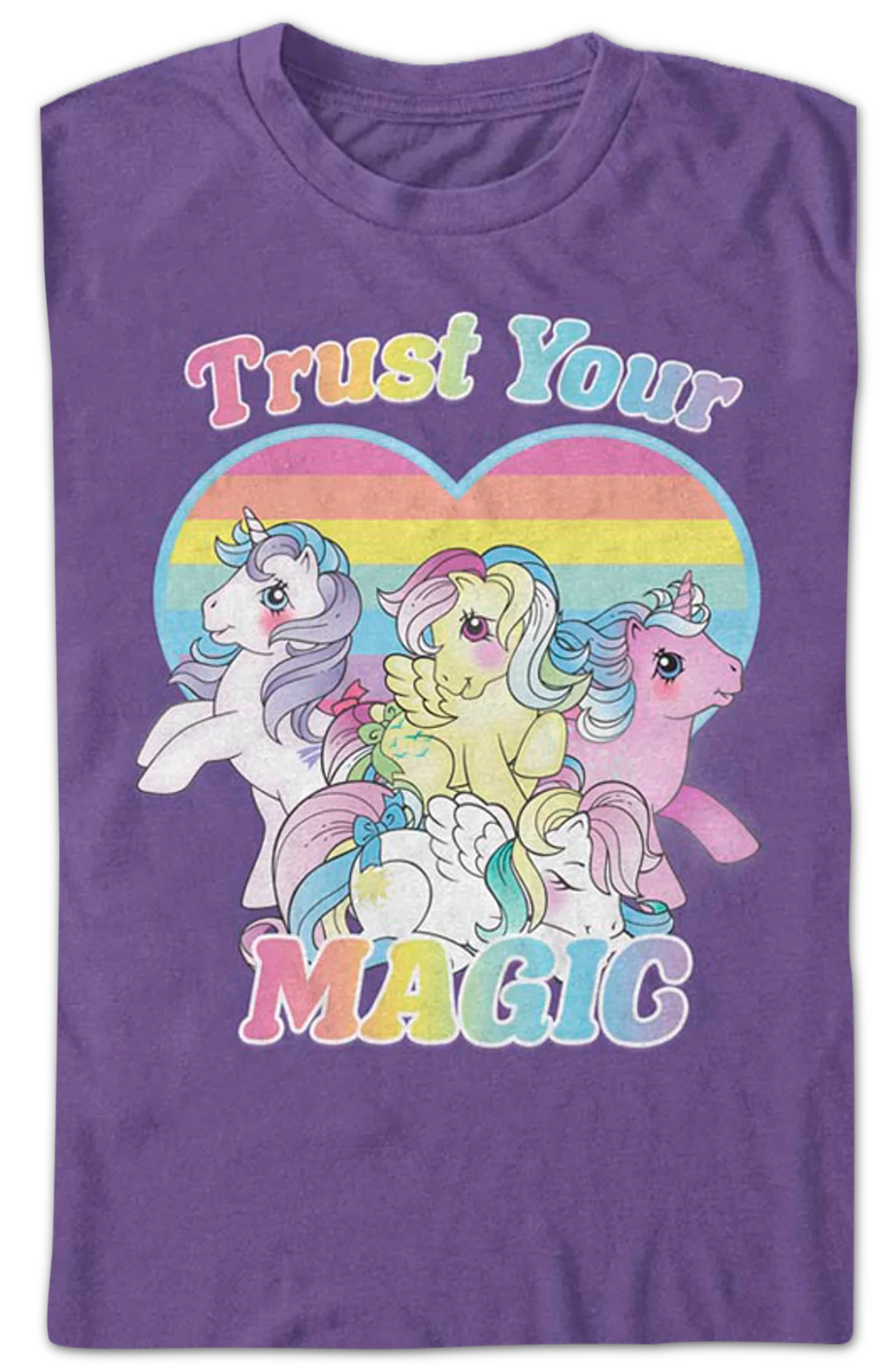 Trust Your Magic Rainbow Colors My Little Pony T-Shirt - Image 2