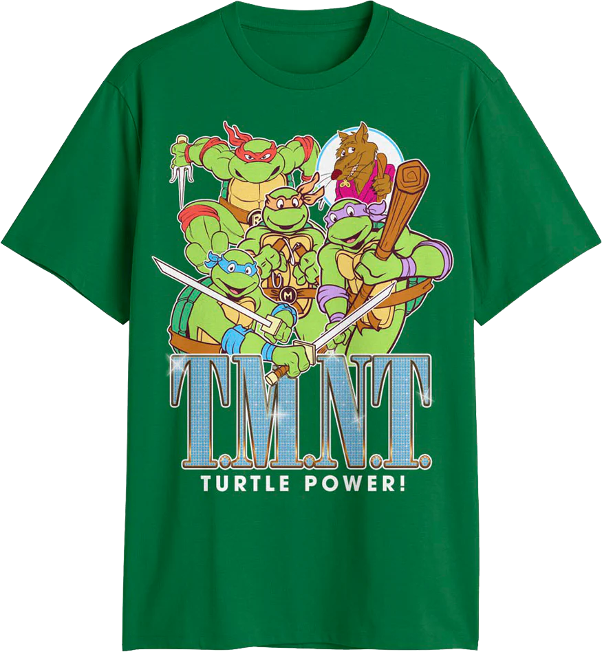 Turtle Power Action Poses Teenage Mutant Ninja Turtles T-Shirt