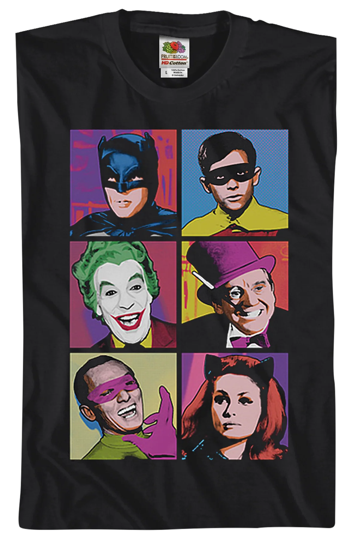 TV Series Pop Art Batman T-Shirt - Image 2