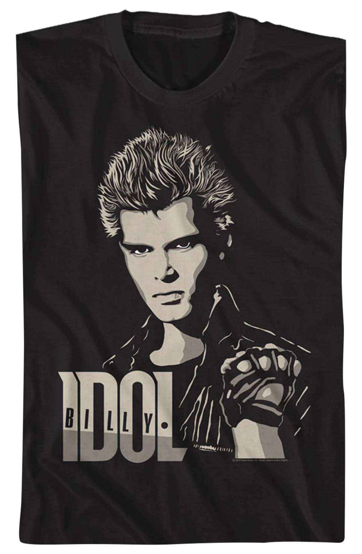 Two Tone Billy Idol T-Shirt - Image 2
