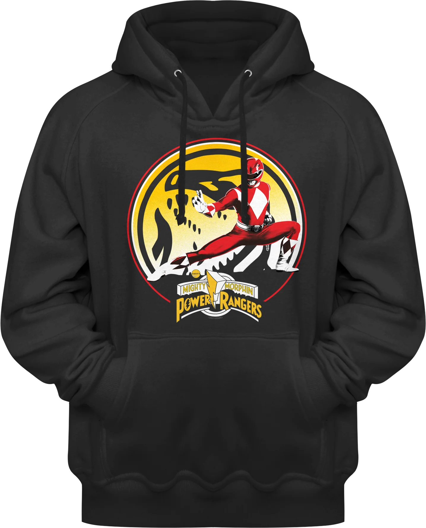 Tyrannosaurus Power Coin Mighty Morphin Power Rangers Hoodie