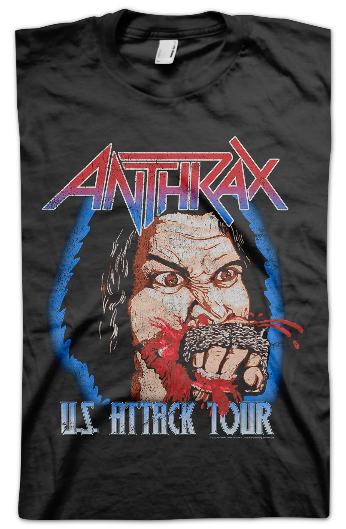 U. S. Attack Tour Anthrax T-Shirt - Image 2