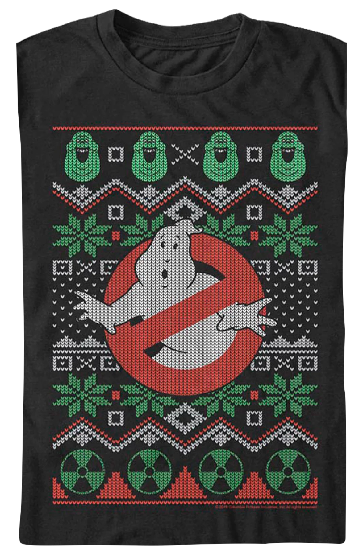 Ugly Faux Knit Ghostbusters T-Shirt - Image 2
