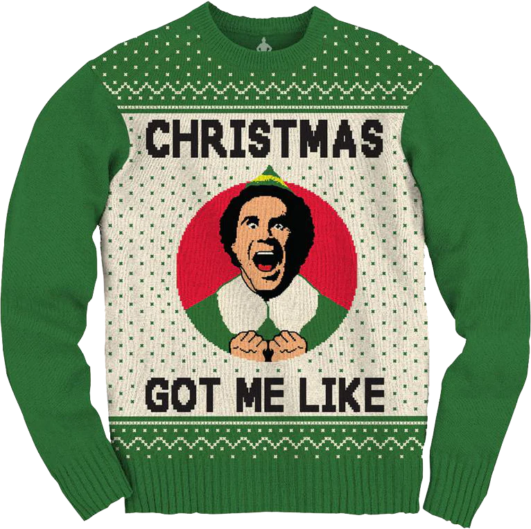 Ugly Knit Christmas Elf Sweater