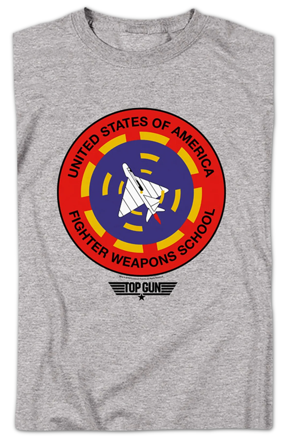 United States Of America Fighter Weapons School Top Gun T-Shirt - Image 2