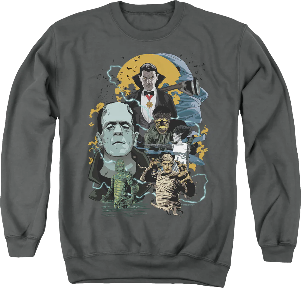 Universal Monsters Collage Sweatshirt