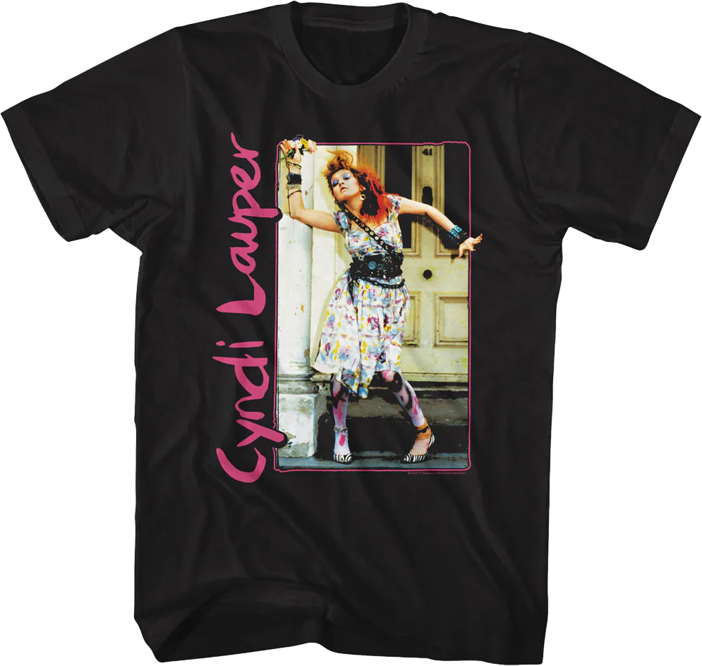 Unusual Pose Cyndi Lauper T-Shirt