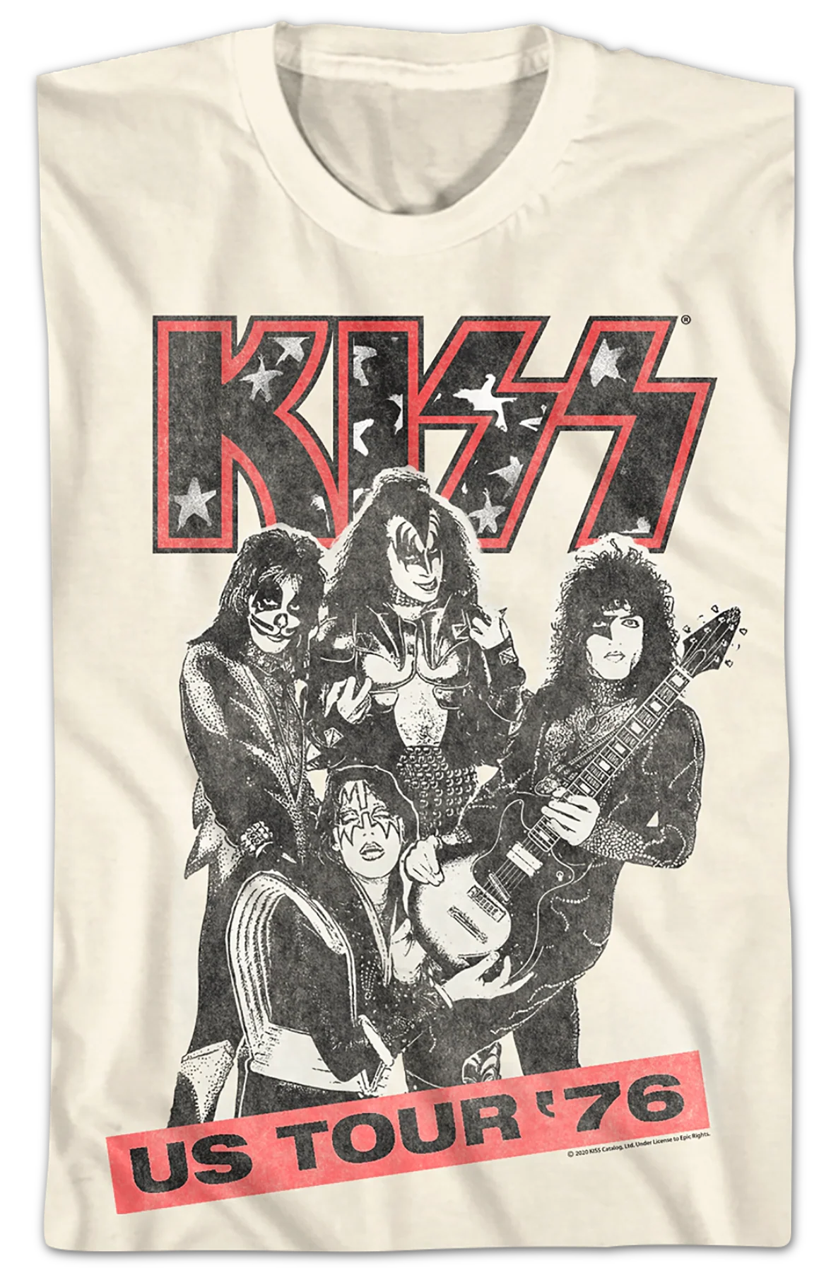 US Tour '76 KISS Shirt - Image 2