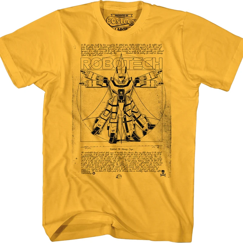 Valkyrie Vitruvian Robotech T-Shirt