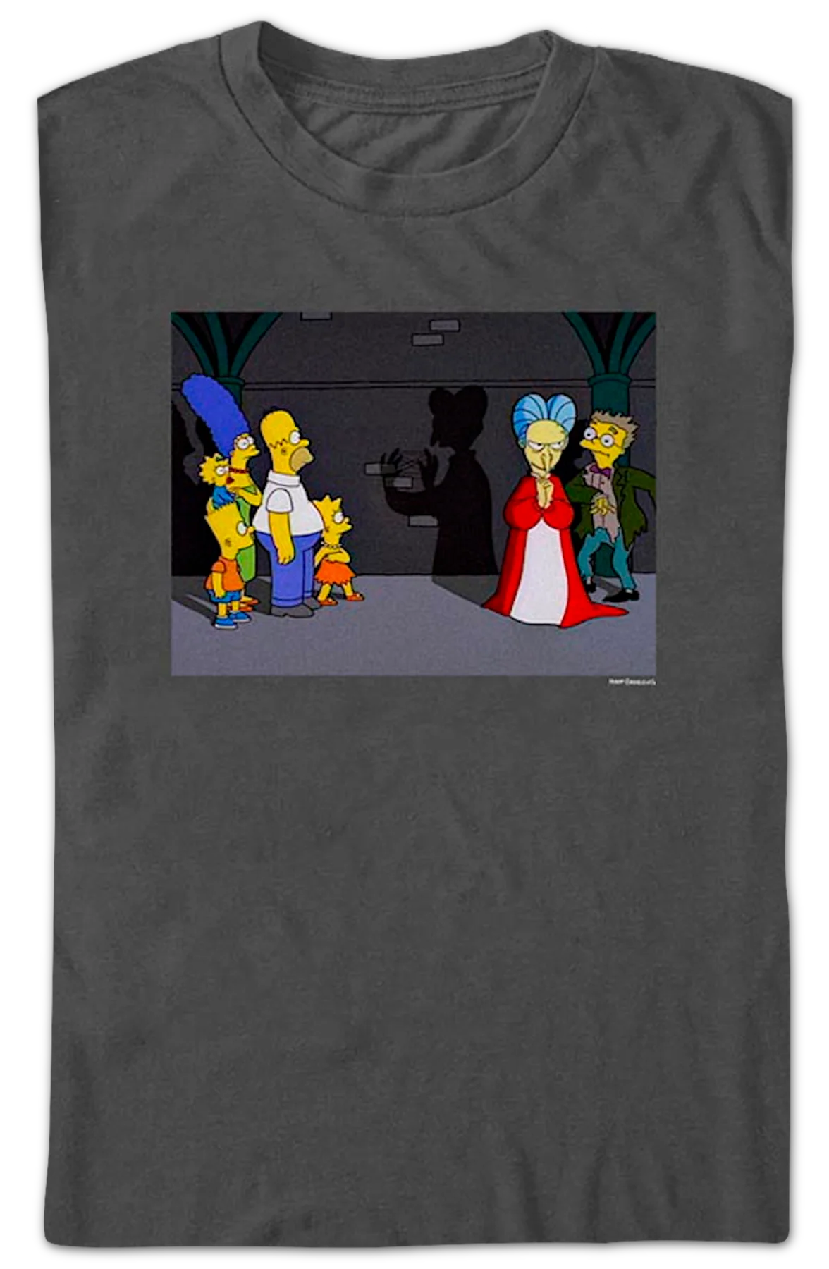 Vampire Burns The Simpsons T-Shirt - Image 2