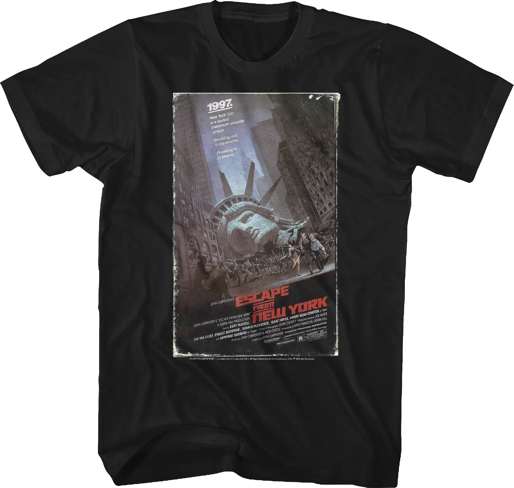 VHS Box Artwork Escape From New York T-Shirt