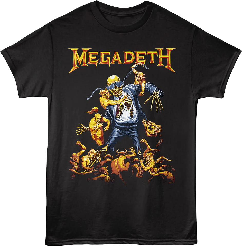 Vic Rattlehead In Hell Megadeth T-Shirt
