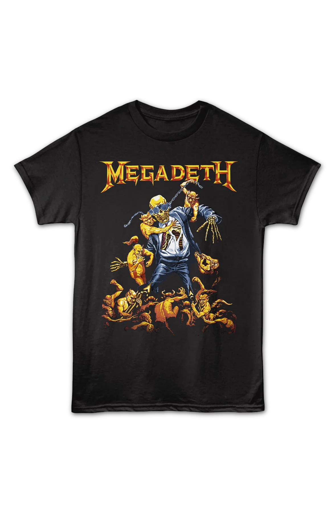 Vic Rattlehead In Hell Megadeth T-Shirt - Image 2