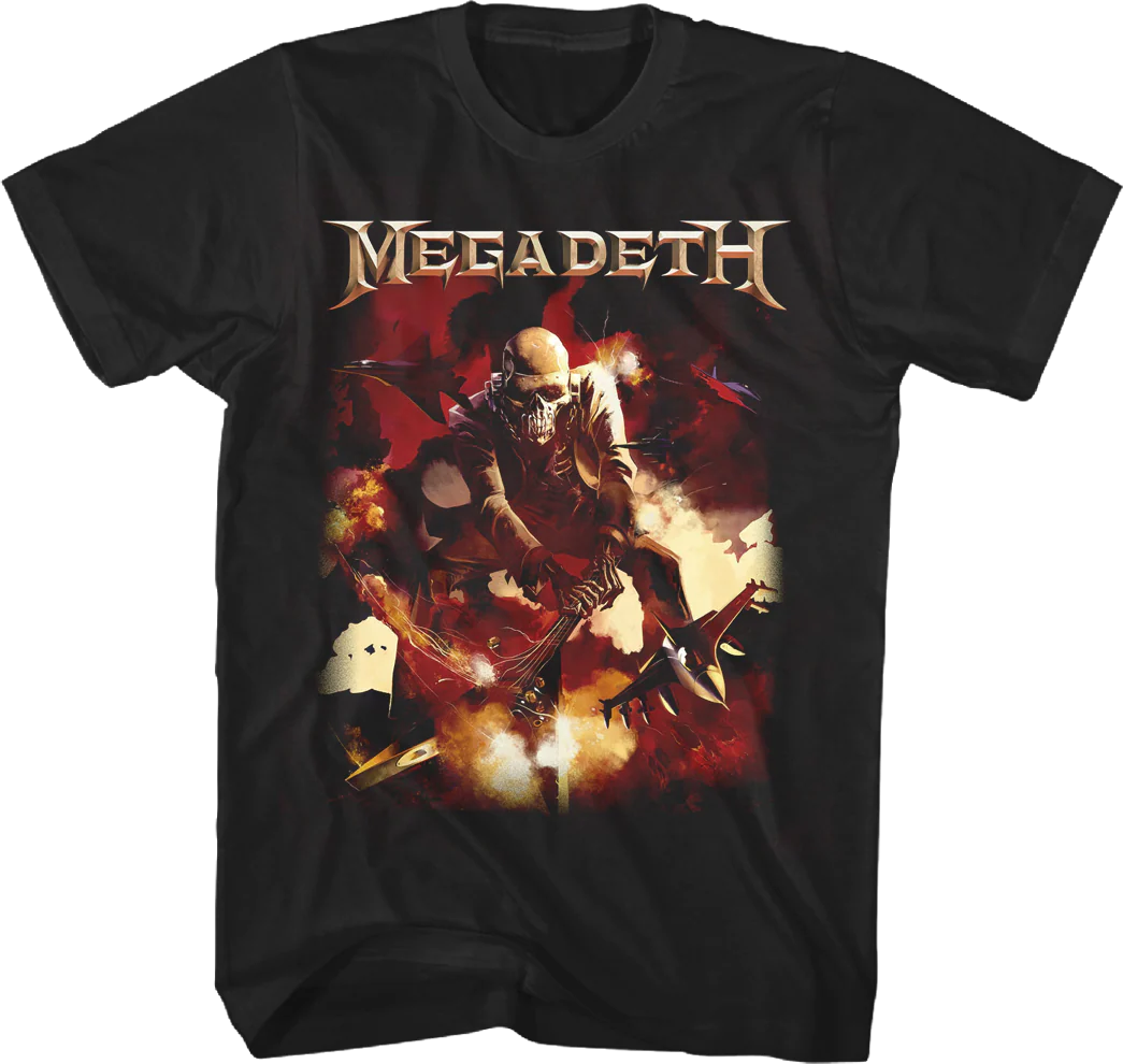 Vic Rattlehead's Guitar Megadeth T-Shirt