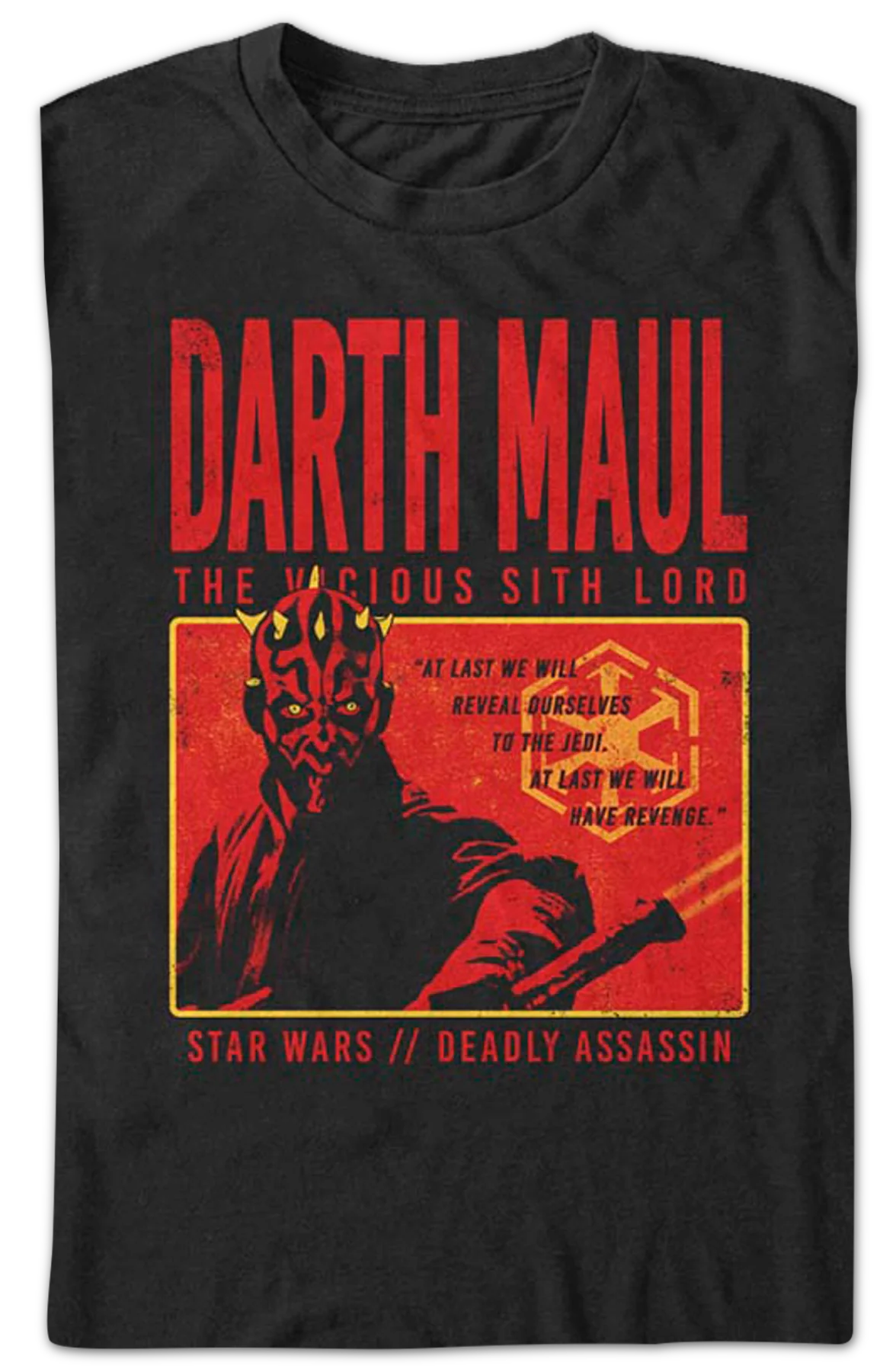 Vicious Sith Lord Darth Maul Star Wars T-Shirt - Image 2
