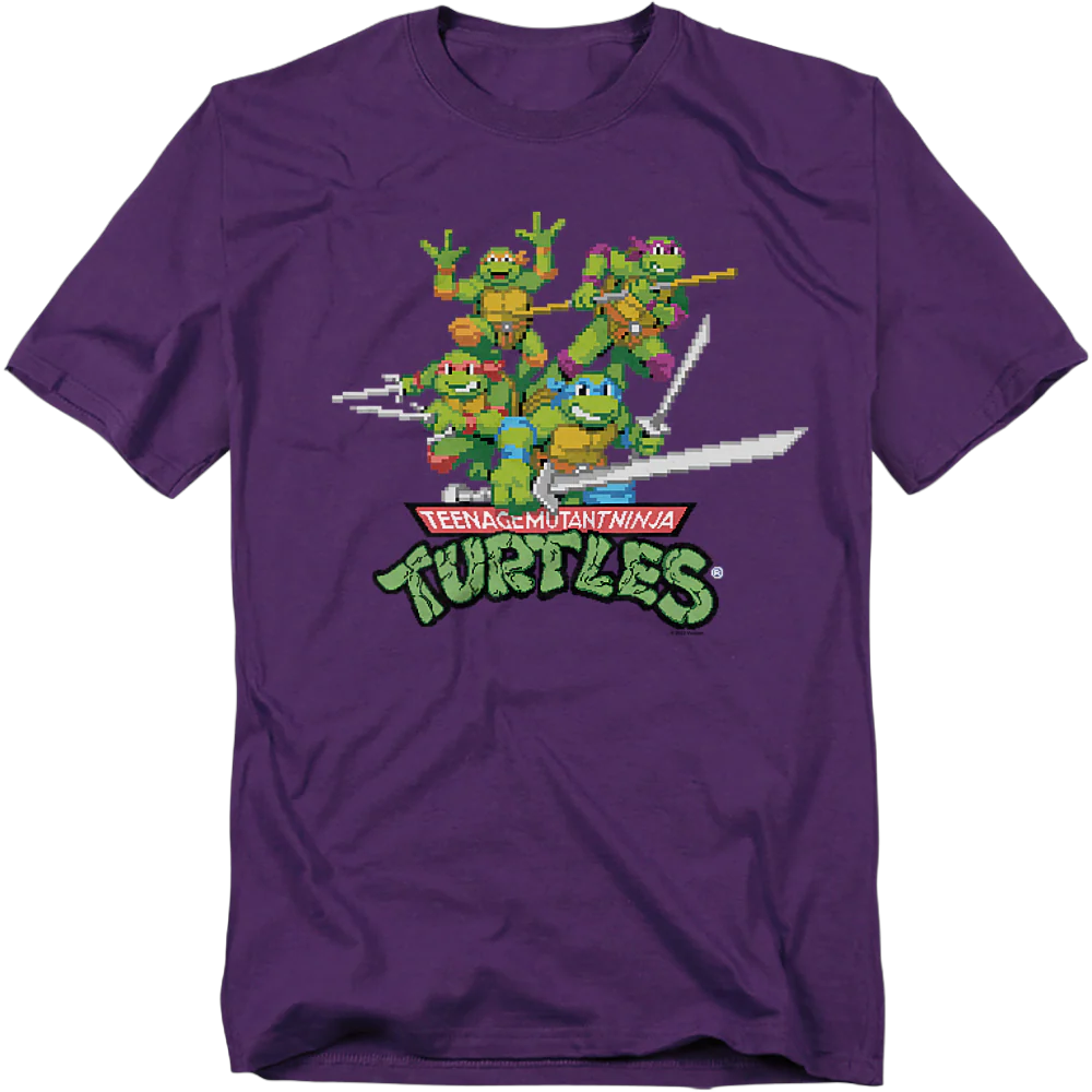 Video Game Heroes Teenage Mutant Ninja Turtles T-Shirt