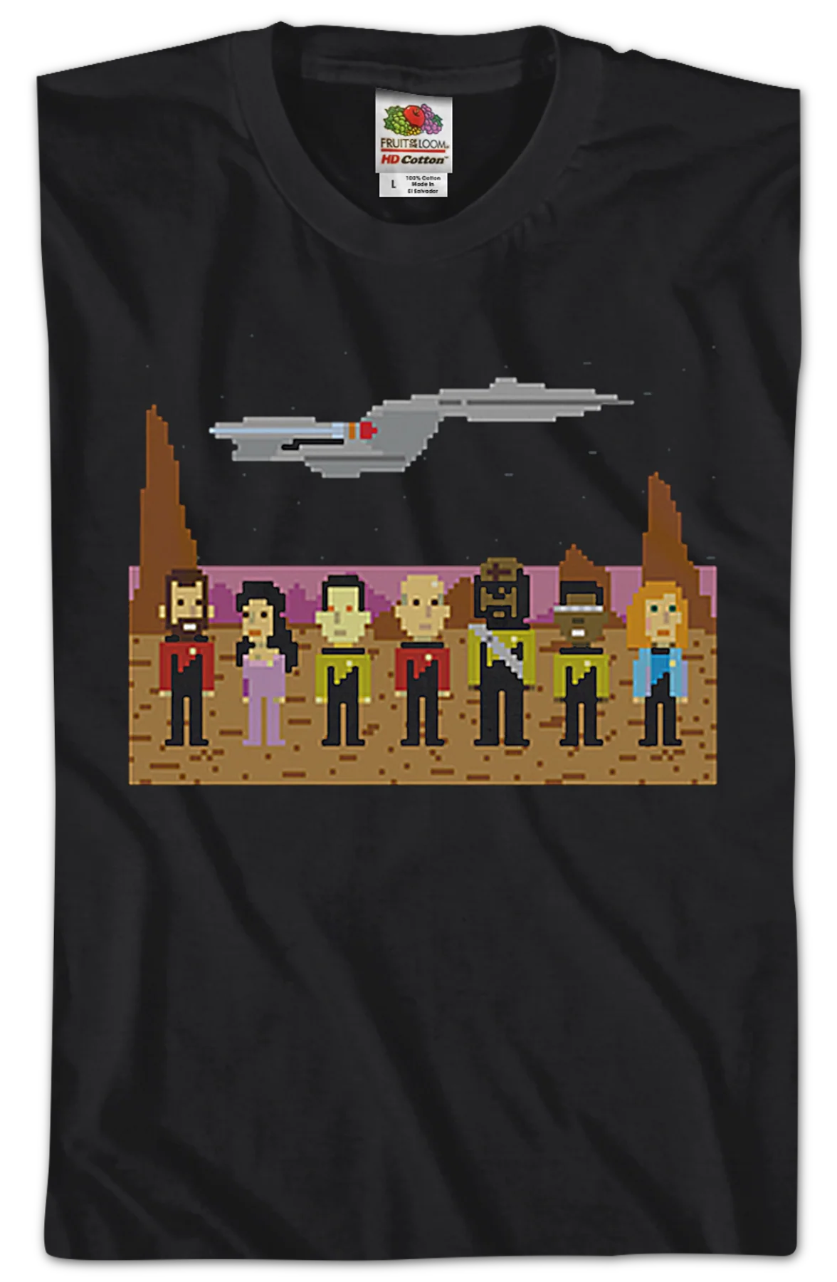 Video Game Star Trek The Next Generation T-Shirt - Image 2