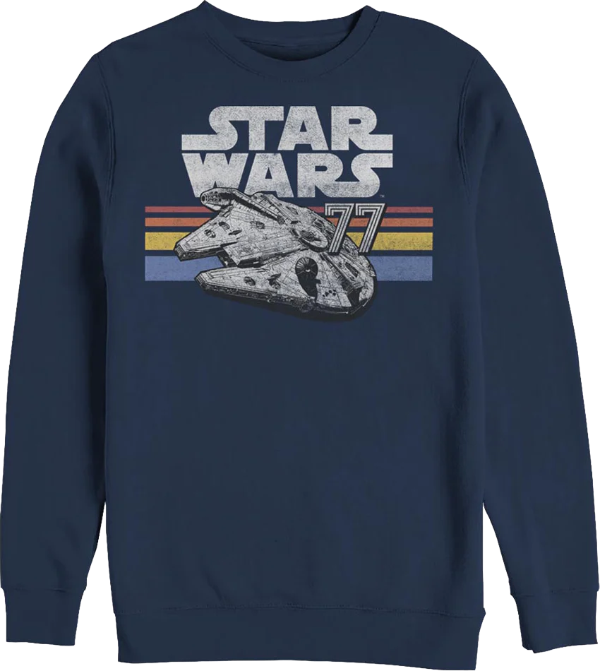 Vintage 77 Millennium Falcon Star Wars Sweatshirt