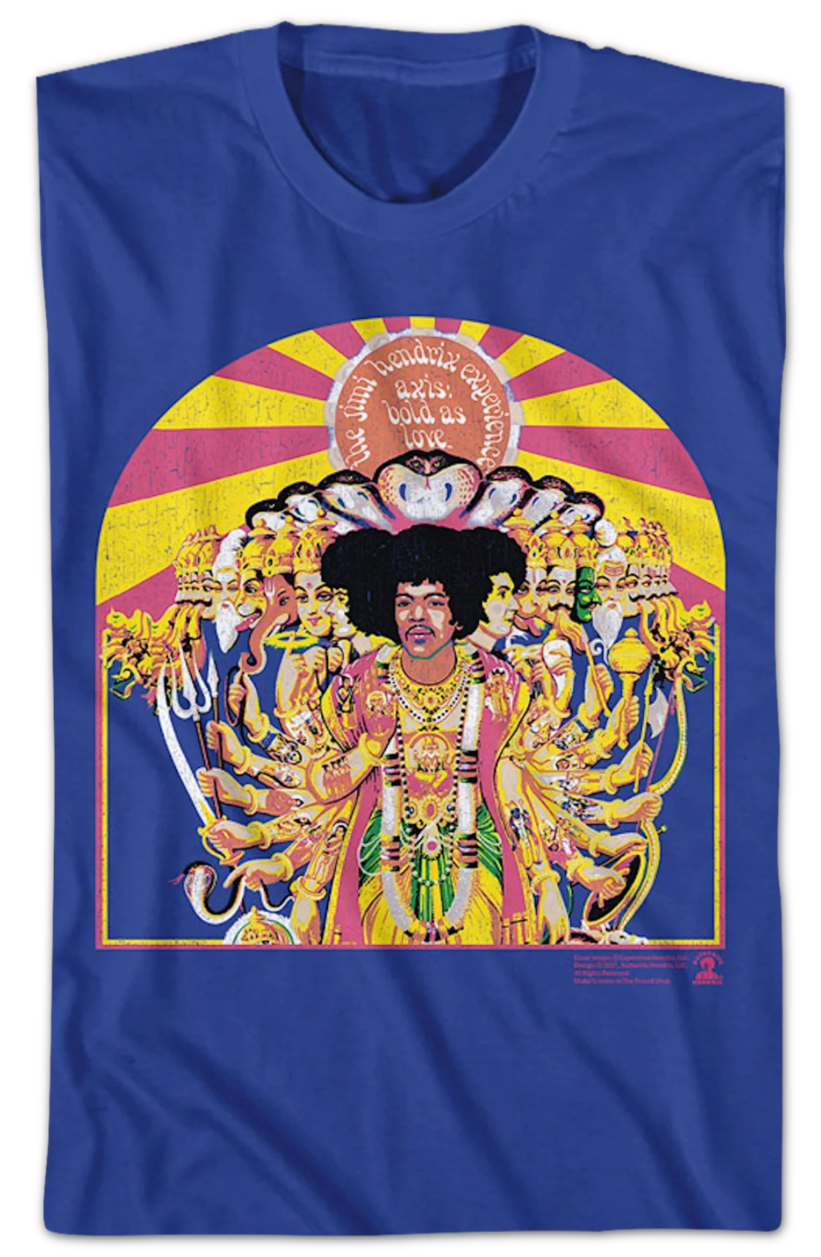 Vintage Axis Bold As Love Jimi Hendrix T-Shirt - Image 2