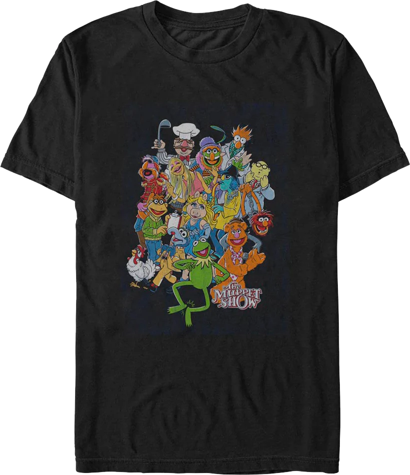 Vintage Cast Photo Muppets T-Shirt
