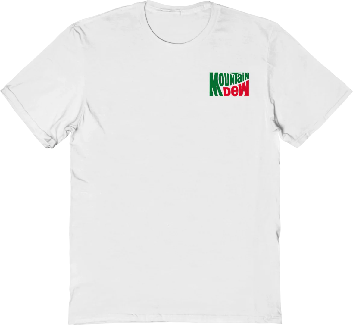 Vintage Chest Logo Mountain Dew T-Shirt