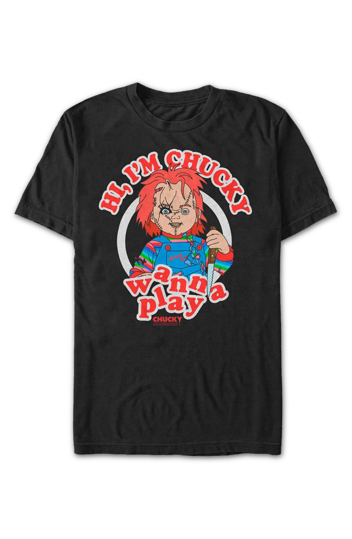 Vintage Chucky Wanna Play Child's Play T-Shirt - Image 2