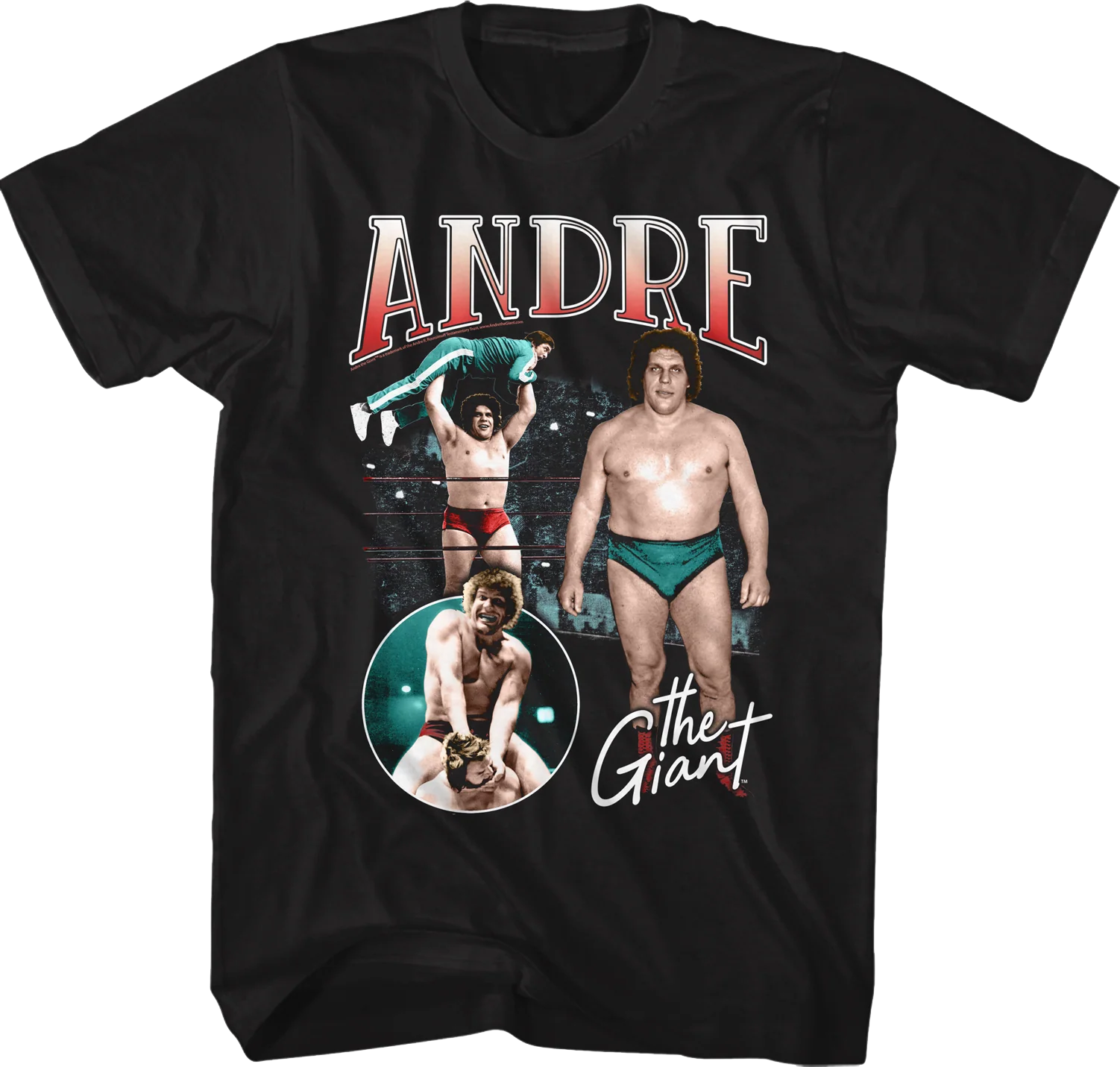 Vintage Collage Andre The Giant T-Shirt