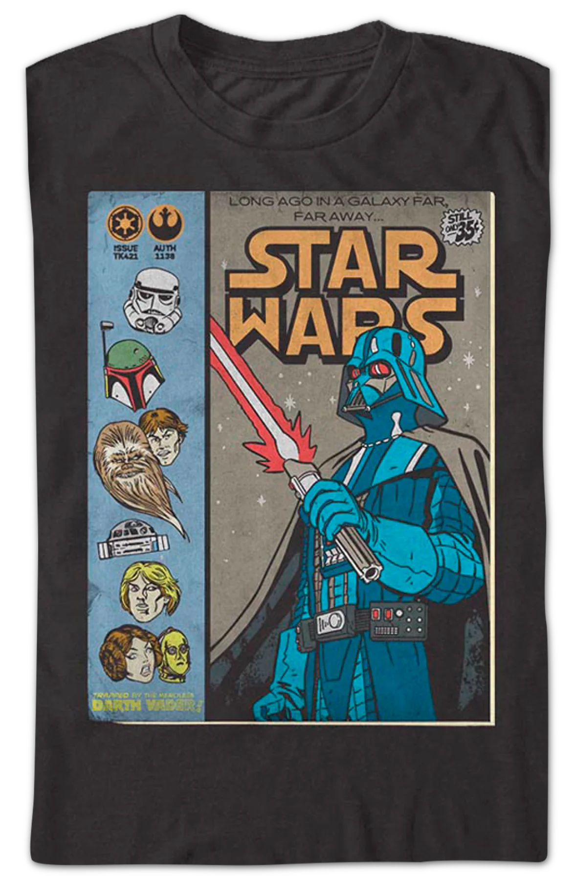 Vintage Comic Book Star Wars T-Shirt - Image 2