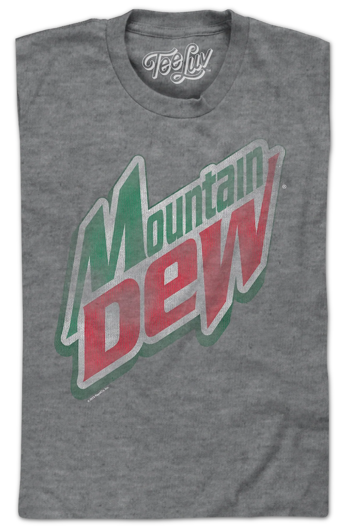Vintage Distressed Logo Mountain Dew T-Shirt - Image 2