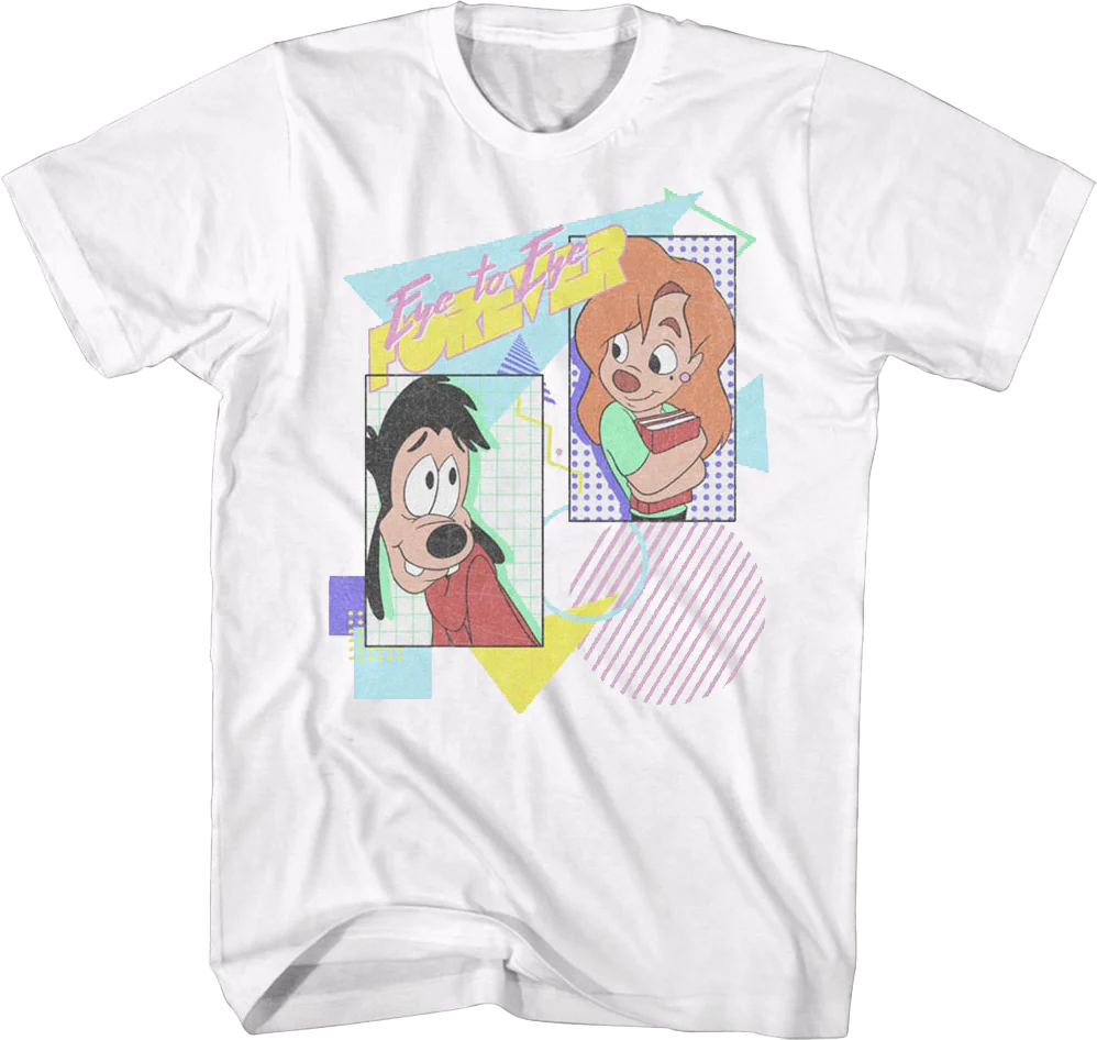 Vintage Eye To Eye A Goofy Movie Disney T-Shirt