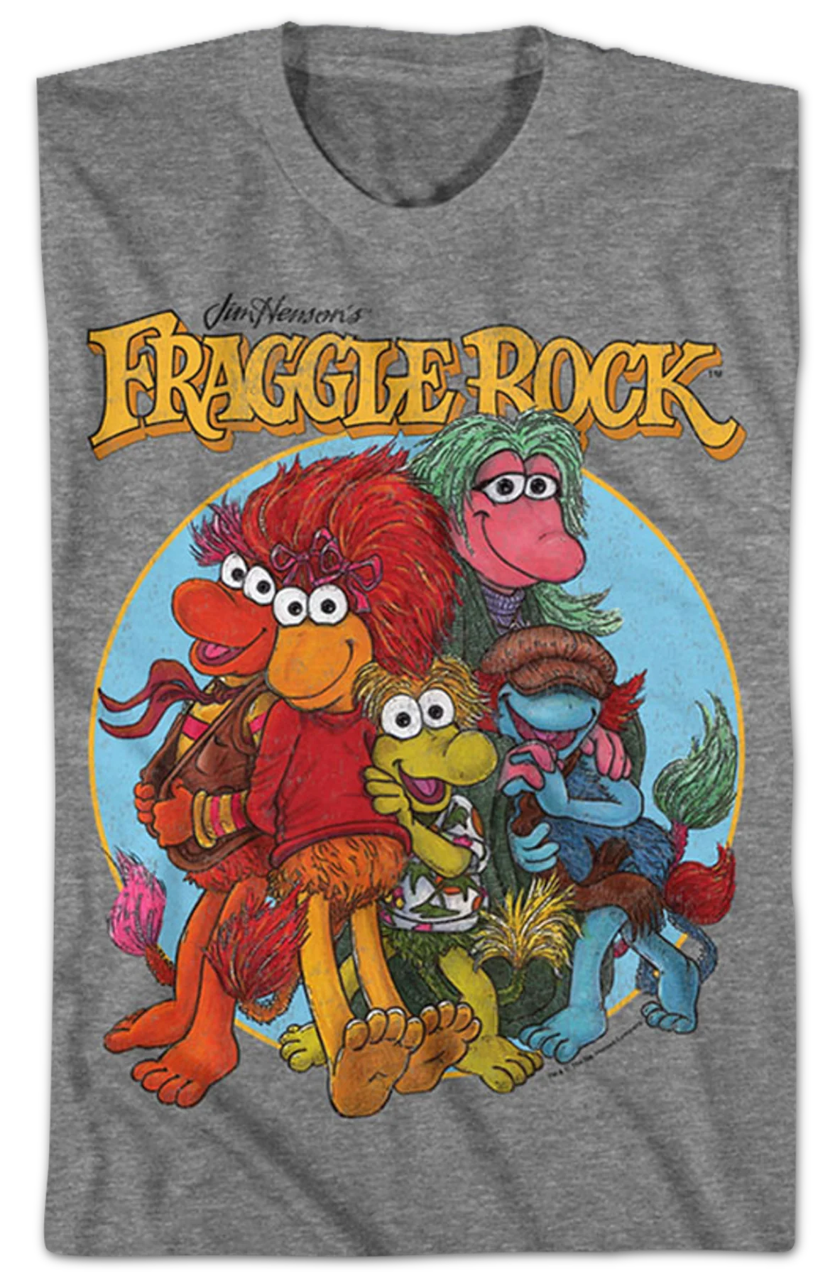 Vintage Group Picture Fraggle Rock T-Shirt - Image 2