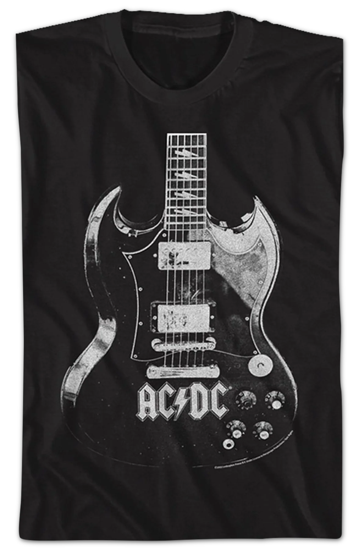 Vintage Guitar ACDC Shirt - Image 2